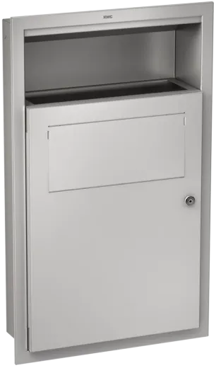 KWC PROFESSIONAL Rodan Hygieneabfallbehlter RODX612E fr die Unterputzmontage ohne Nachfllmedien