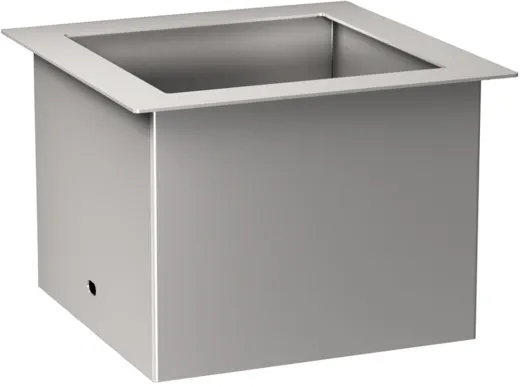 KWC PROFESSIONAL Rodan Abfall-Abwurfhlse RODX607TT fr Waschtischeinbau Unterplattenmontage