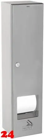 KWC PROFESSIONAL Rodan WC-Rollenhalter RODX674B fr 4 Rollen fr die Aufputzmontage