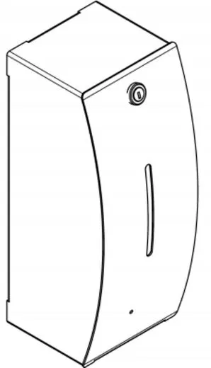 KWC PROFESSIONAL Stratos Elektronischer Seifenspender STRX625 Aufputzmontage opto-elektronisch gesteuerte Sensorik