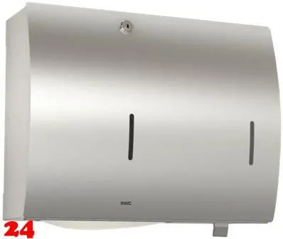 KWC PROFESSIONAL Stratos Papierhandtuch-und Seifenspender Kombination STR601 fr die Aufputzmontage
