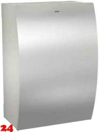 KWC PROFESSIONAL Stratos Hygieneabfallbehlter STR611 fr die Aufputzmontage ohne Nachfllmedien