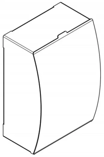 KWC PROFESSIONAL Stratos Hygieneabfallbehlter STR611 fr die Aufputzmontage ohne Nachfllmedien