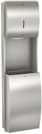 KWC PROFESSIONAL Stratos Papierhandtuch-und Abfallbehlter Kombination STRX602E fr die Unterputzmontage