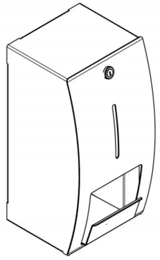 KWC PROFESSIONAL Stratos WC-Rollenhalter STRX671L fr die Aufputzmontage