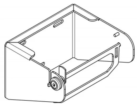 KWC PROFESSIONAL WC-Rollenhalter CHRX675 fr die Aufputzmontage