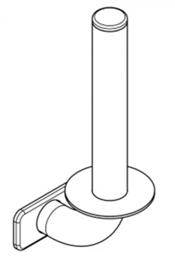 KWC PROFESSIONAL WC-Reserverollenhalter CHRX679 fr die Aufputzmontage