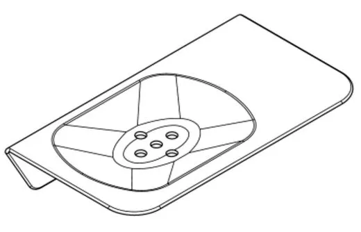 KWC PROFESSIONAL Seifenablage CHRX644 Seifen- und Duschgelablage fr Aufputzmontage