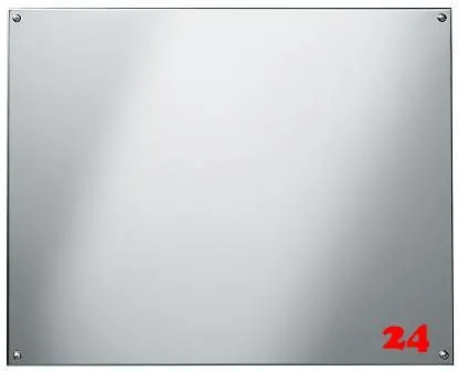 KWC PROFESSIONAL Spiegel CHRH401 Spiegel aus Chromnickelstahl hochglanzpoliert Materialstrke 1,0 mm