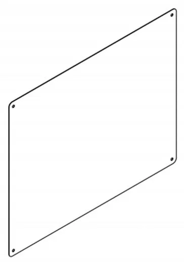 KWC PROFESSIONAL Spiegel CHRH501 Spiegel aus Chromnickelstahl hochglanzpoliert Materialstrke 1,0 mm