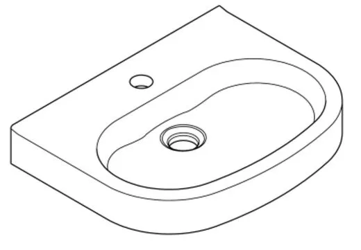 ✅ KWC PROFESSIONAL VARIUScare Einzelwaschtisch ANMW505 Waschtisch MIRANIT fr Wandmontage unterfahrbar Barrierefrei* fr Rollstuhlfahrer geeignet