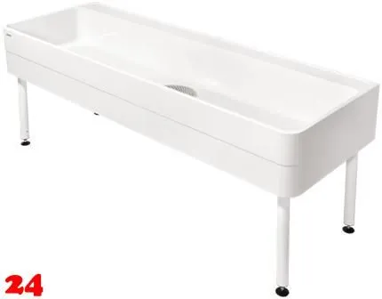 KWC PROFESSIONAL Miranit Werkraumbecken SIRW773 Reinigungsbecken / Schlammfangbecken Mineralgranit (2000x700mm)