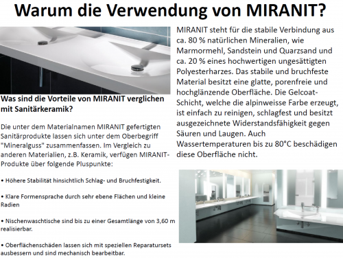 KWC PROFESSIONAL Miranit Werkraumbecken SIRW773 Reinigungsbecken / Schlammfangbecken Mineralgranit (2000x700mm)