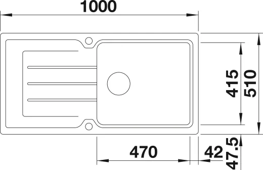 ✅ BLANCO Classic Neo XL 6-S Silgranit PuraDurII Granitsple / Einbausple Ablaufsystem InFino Farbe Felsgrau mit Drehknopfventil