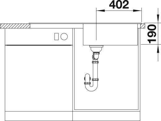 ✅ BLANCO Classic Neo XL 6-S Silgranit PuraDurII Granitsple / Einbausple Ablaufsystem InFino Farbe Felsgrau mit Drehknopfventil