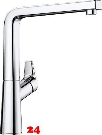 BLANCO Kchenarmatur Avona Chrom Einhebelmischer / Spltischarmatur mit Festauslauf 360 schwenkbarer Auslauf