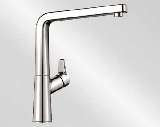 BLANCO Kchenarmatur Avona Chrom Einhebelmischer / Spltischarmatur mit Festauslauf 360 schwenkbarer Auslauf