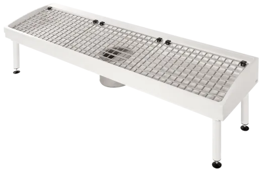 KWC PROFESSIONAL Sirius Schuh- und Stiefelreinigungsanlage SIRW731A aus Mineralgranit fr 3 Reinigungspltze