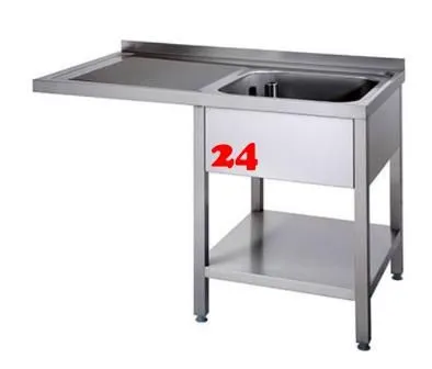 AfG Splcenter (1200x700) auf Unterbau VSC127R-BR Gewerbesple mit verschweitem Untergestell