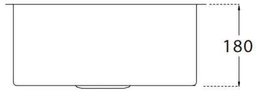 BERNUS Kchensple Cubus 400 Soft Einbausple Edelstahl 3 in 1 mit Flachrand Siebkorb als Stopfenventil