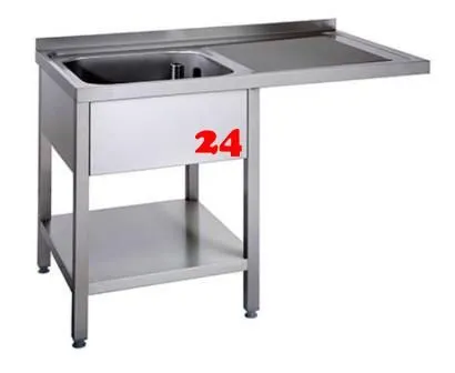 AfG Splcenter (1400x700) auf Unterbau VSC147L-BL Gewerbesple mit verschweitem Untergestell