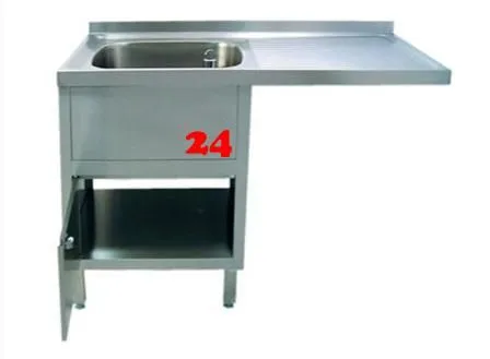 AfG Splcenter (1400x700) auf Unterbau VSCA147L-BL Gewerbesple mit verschweitem Untergestell