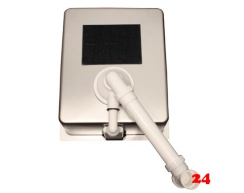 BLANCO Ablaufgarnitur 1 x 3,5'' ohne Ablauffernbedienung C-overflow modernes Sieb Ablaufgarnitur Komplett Serie: Andano (227998)