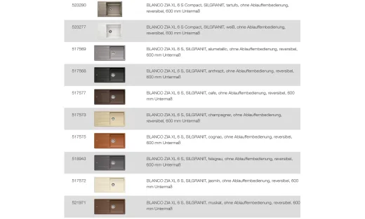 BLANCO Ablaufgarnitur 3,5'' Sieb ohne Ablauffernbedienung runder berlauf Komplett Serie: Enos, Lago, Nova, Zia (138042)