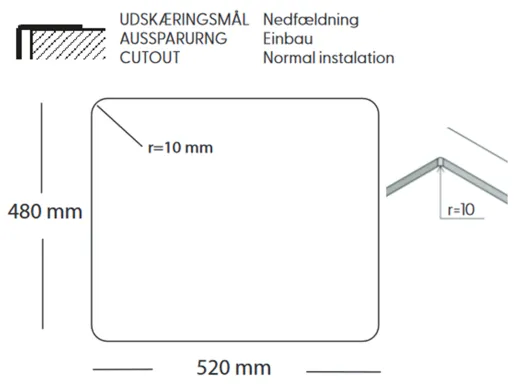 BERNUS Kchensple Cubus 540 SOFT Edelstahlsple Flachrand / Flchenbndig mit Hahnlochbank und Siebkorb als Stopfenventil