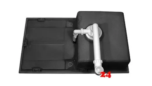 BLANCO Ablaufgarnitur 3,5'' Sieb ohne Ablauffernbedienung runder berlauf Komplett Serie: Classic, Dana, Metra, Plus, Tipo, Sona (138069)