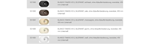 BLANCO Ablaufgarnitur 1 x 3,5'' Sieb ohne Ablauffernbedienung berlauf rund Komplett Serie: Riona, Tamos (229362)