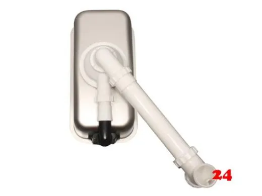 BLANCO Ablaufgarnitur 1 x 3,5'' ohne Ablauffernbedienung C-overflow modernes Sieb Ablaufgarnitur Komplett Serie: Statura (226558)