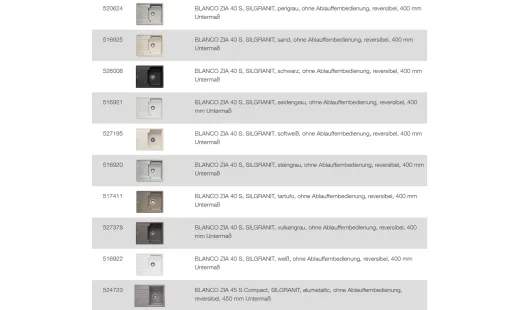 BLANCO Ablaufgarnitur 1 x 3,5'' Sieb ohne Ablauffernbedienung berlauf rund Komplett Serie: Dalago, Metra, Mevit, Rondo, Zia (220468)