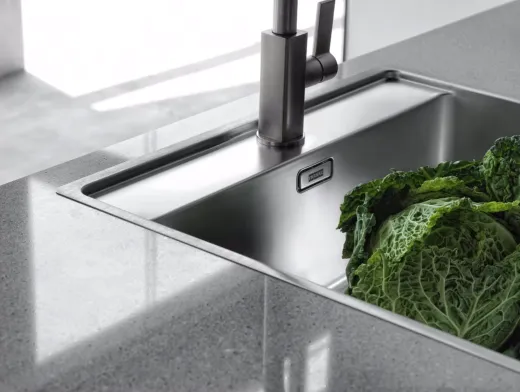 ✅ FRANKE Kchensple Maris MRX 210-50 A Edelstahlsple Slimtop / Flchenbndig mit Siebkorb als Drehknopfventil