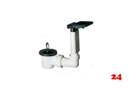 FRANKE Ablaufventil 1 1/2", Stopfenventil fr ein Becken, berlauf im Tropfteil, Ablaufgarnitur Komplett Serie: Euroform, Euroset, Eurostar (1120008257)