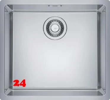 FRANKE Kchensple Maris MRX 210-45 Edelstahlsple Slimtop / Flchenbndig mit Siebkorb als Stopfenventil