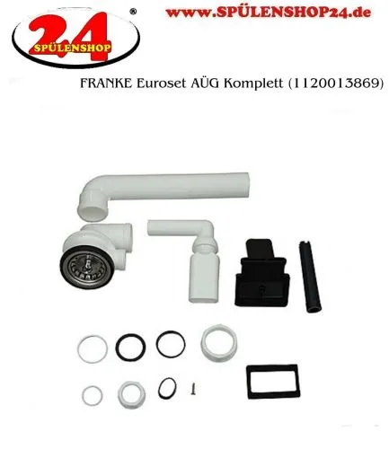 FRANKE Siebkorbventil 1 1/2", berlauf Ablaufgarnitur Komplett Serie: Euroset, Eurostar (1120013869)