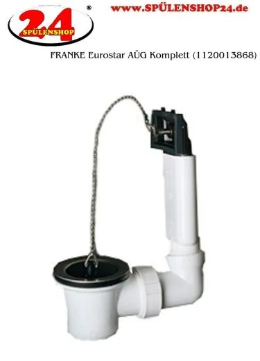FRANKE Stopfenventil 2", berlauf, Ablaufgarnitur Komplett Serie: Eurostar (1120013868)