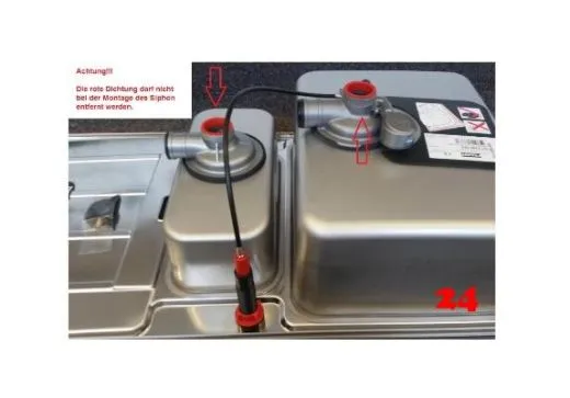 FRANKE Ablaufgarnitur Integral 2x 3,5" Siebkrbchen mit Ablauffernbedienung inkl. Druckknopfventil 1x berlauf verdeckt rechteckig Serie: Hydros (1120688020)