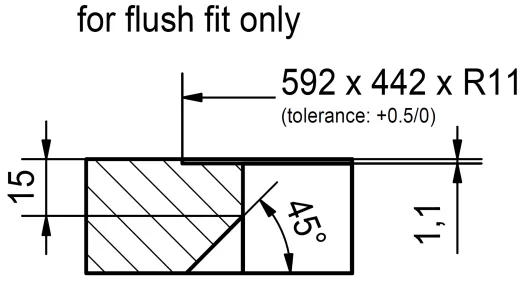 FRANKE Kchensple Maris MRX 210-55 Edelstahlsple Slimtop / Flchenbndig mit Siebkorb als Drehknopfventil