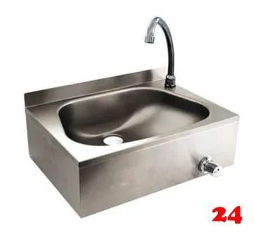 AfG Handwaschbecken mit Kniebedienung HWB-4 zur Wandbefestigung inklusive Kniearmatur