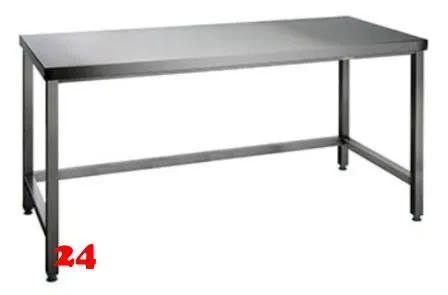 AfG Arbeitstisch ohne Grundboden (B3200xT700) AT327 verschweite Ausfhrung 3-seitig verstrebt ohne Aufkantung