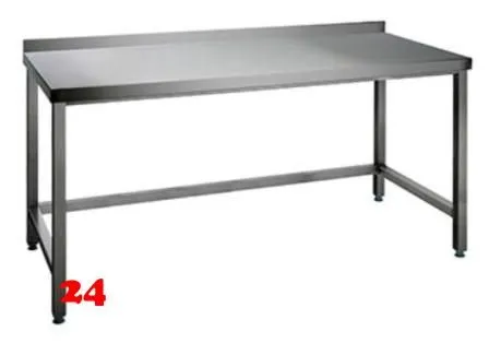 AfG Arbeitstisch ohne Grundboden mit Aufkantung (B1000xT700) AT107A verschweite Ausfhrung 3-seitig verstrebt