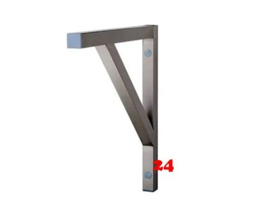 AfG Konsole 3-Eck-Form B700 KON70 aus 40x40 mm-Profil verschweite Ausfhrung fr Tischplatten