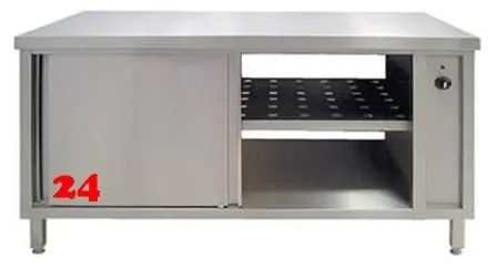 AfG Umluftwrmeschrank beidseitig mit Schiebetren (B2000xT600) WS2206 Durchreicheschrank verschweite Ausfhrung