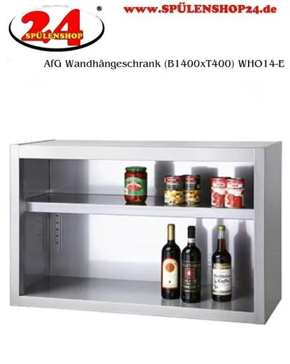 AfG Wandhngeschrank offen (B1400xT400) WHO14-E verschweite Ausfhrung