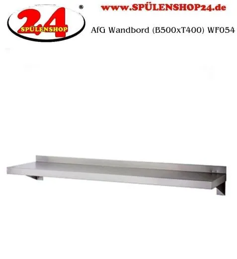 AfG Wandbord zur festen Montage (B500xT400) WF054 inklusive Konsolen