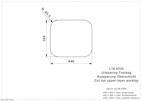 REGINOX Küchenspüle L18 4035 OKG Einbauspüle Edelstahl 3 in 1 mit Flachrand Siebkorb als Stopfenventil