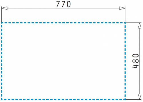 PYRAMIS Kchensple Alea (79x50) 1B 1D Einbausple / Edelstahlsple Siebkorb als Drehknopfventil
