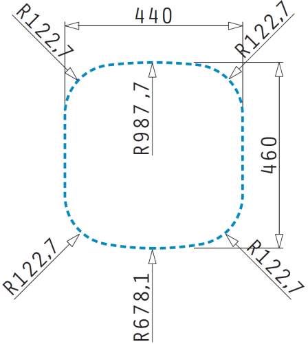 PYRAMIS Kchensple Kania (46x48) 1B Einbausple / Edelstahlsple Siebkorb als Stopfenventil